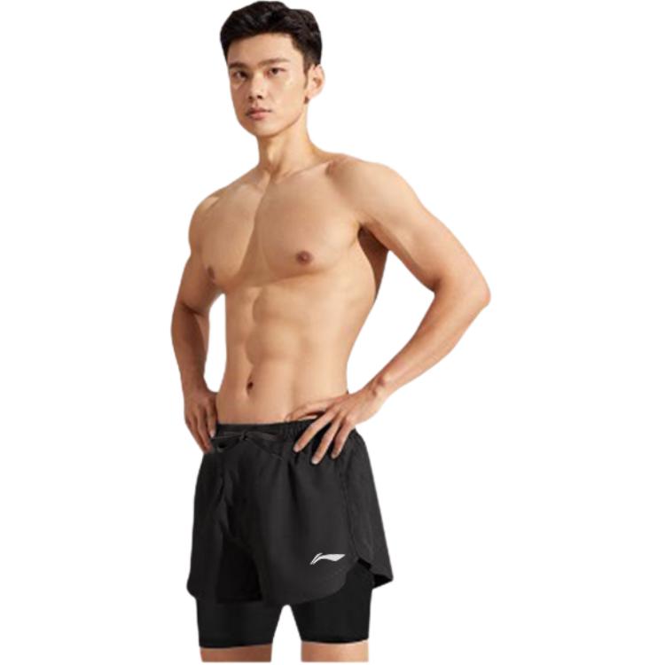 Li Ning Beach Shorts Unisex Black