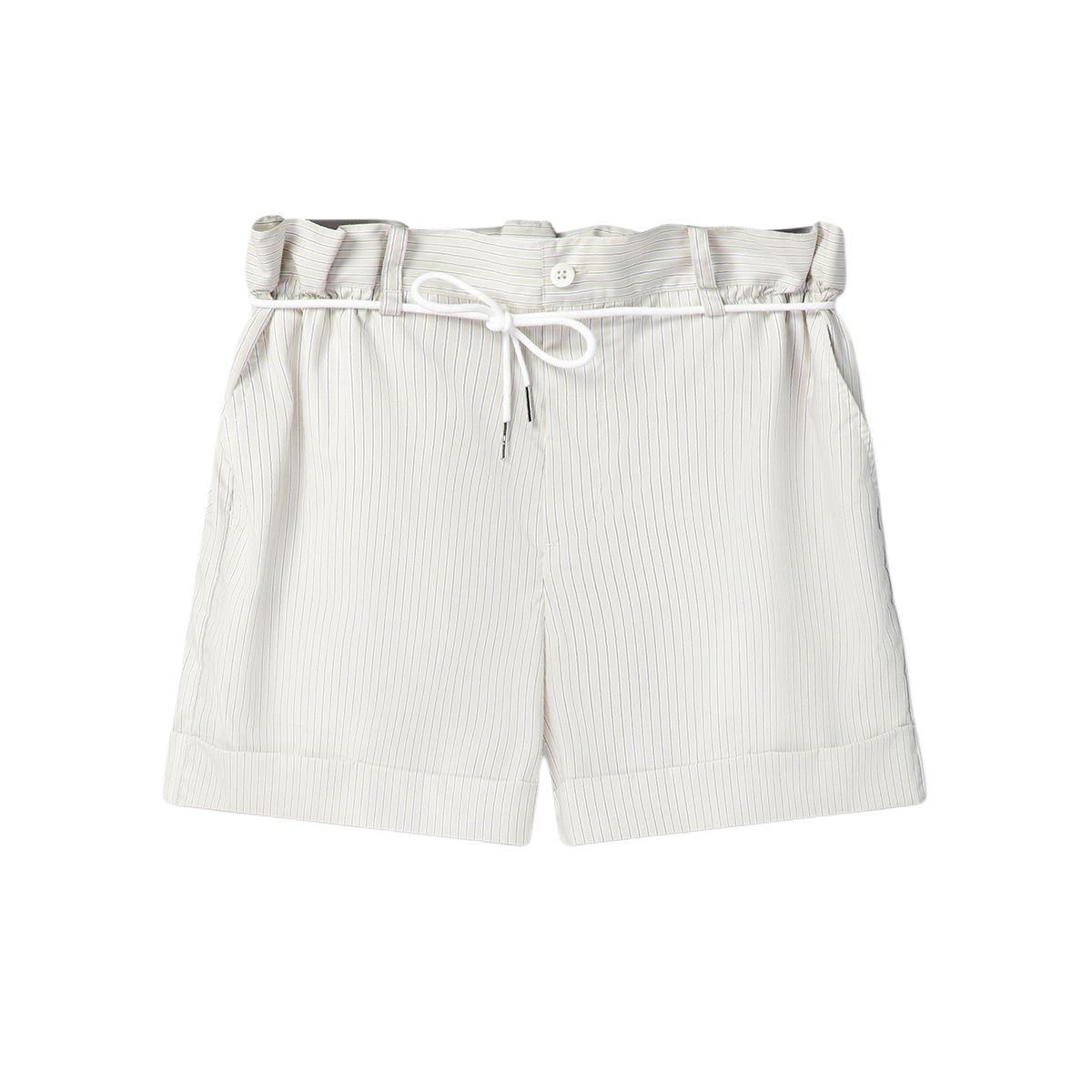 Женские shorts Fila Milano (черно-белые в полоску)
