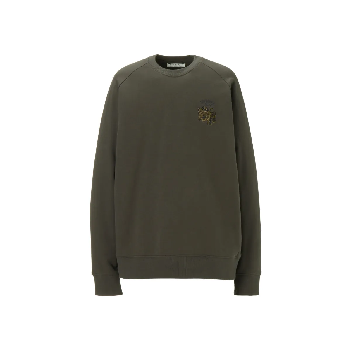Onitsuka Tiger SWEAT TOP Pullover Sweatshirt Unisex Gray/Dark Gray