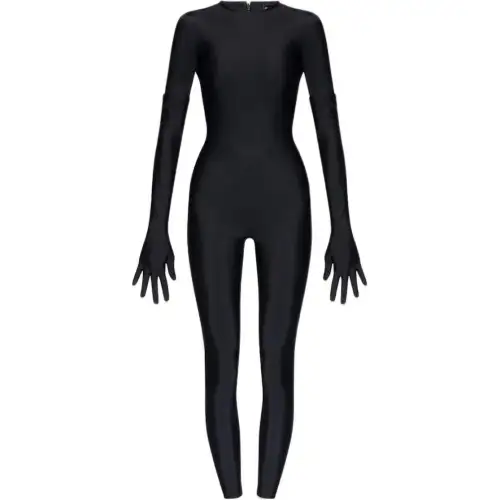 Balenciaga Jumpsuits Women's Black Moderate Jumpsuit