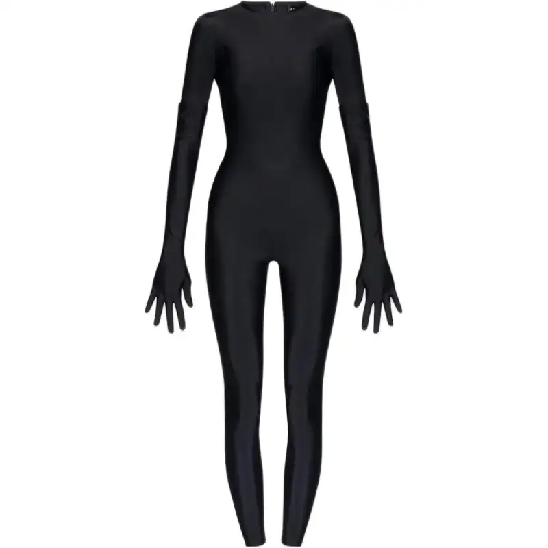 Balenciaga Jumpsuits Women's Black Moderate Jumpsuit