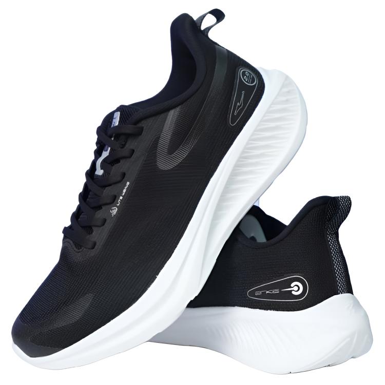 Erke Low top Cushioning Lightweight Slip Resistant Running Shoes Women’s Black Silver