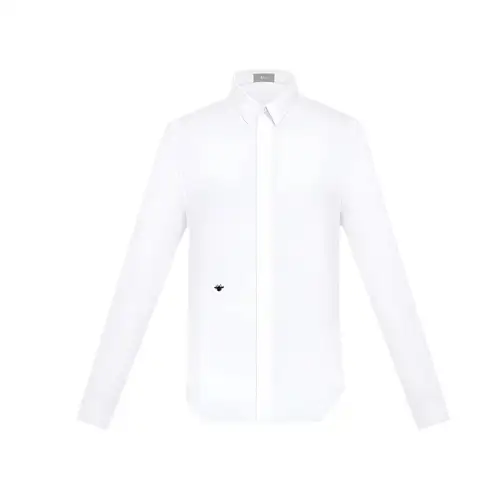 DIOR Quarterly New Products Shirts Men's White Pointed Collar Moderate Other