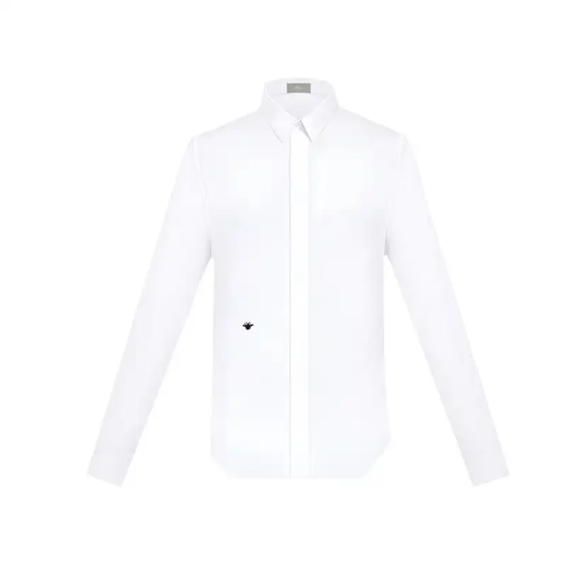 DIOR Quarterly New Products Shirts Men's White Pointed Collar Moderate Other