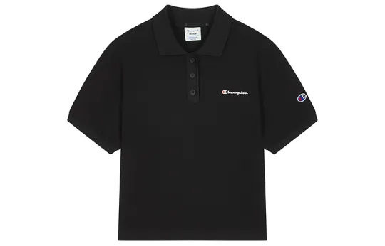 Серия Champion SS26 CAMPUS удобная, универсальная, повседневная, модная и стильная рубашка-поло с короткими рукавами в американской версии для женщин