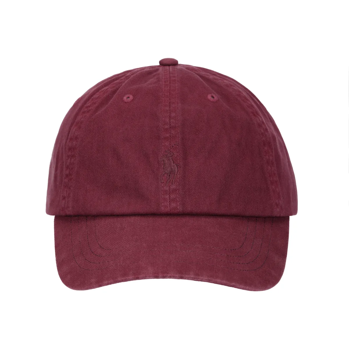 Polo Ralph Lauren Cotton Baseball Caps Unisex Red Brown