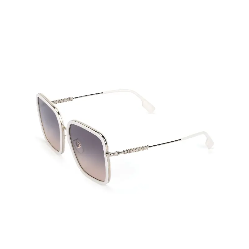 Burberry Square Sunglasses Women's White