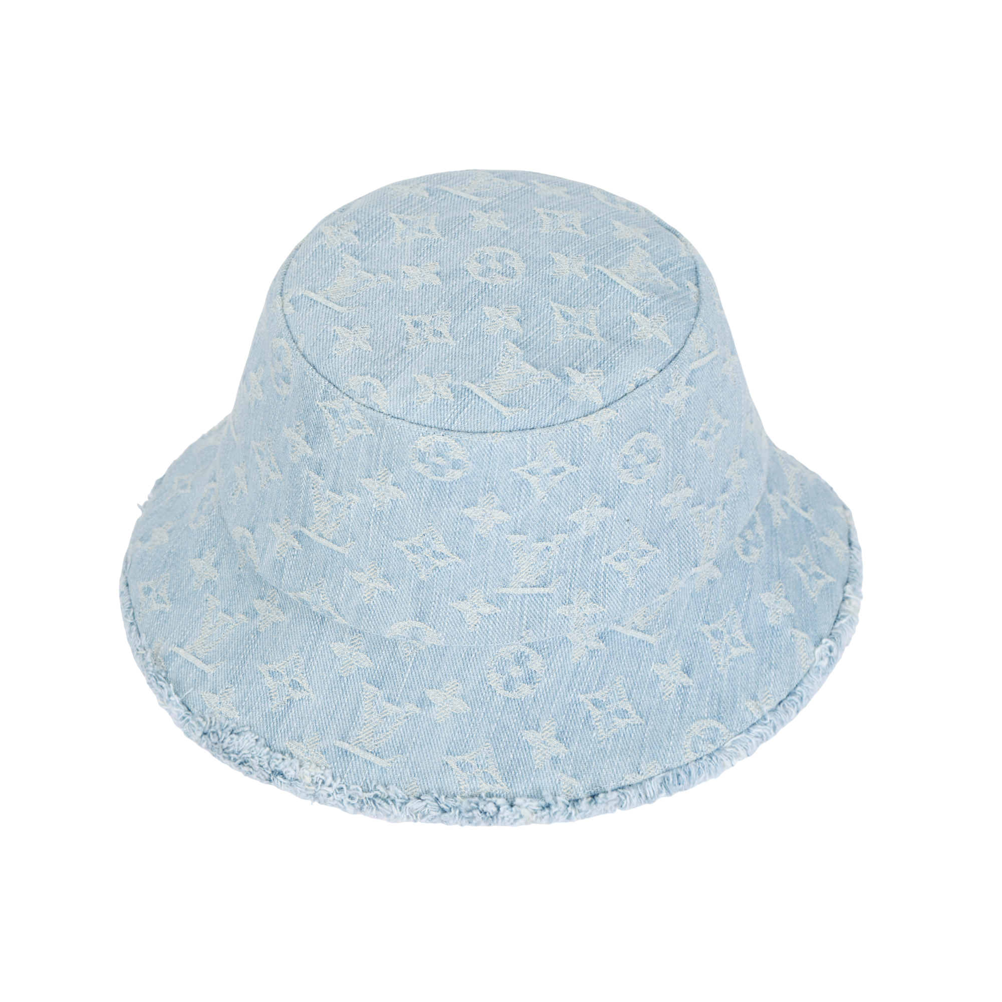 Женская панама Louis Vuitton MONOGRAM DENIM (синяя)