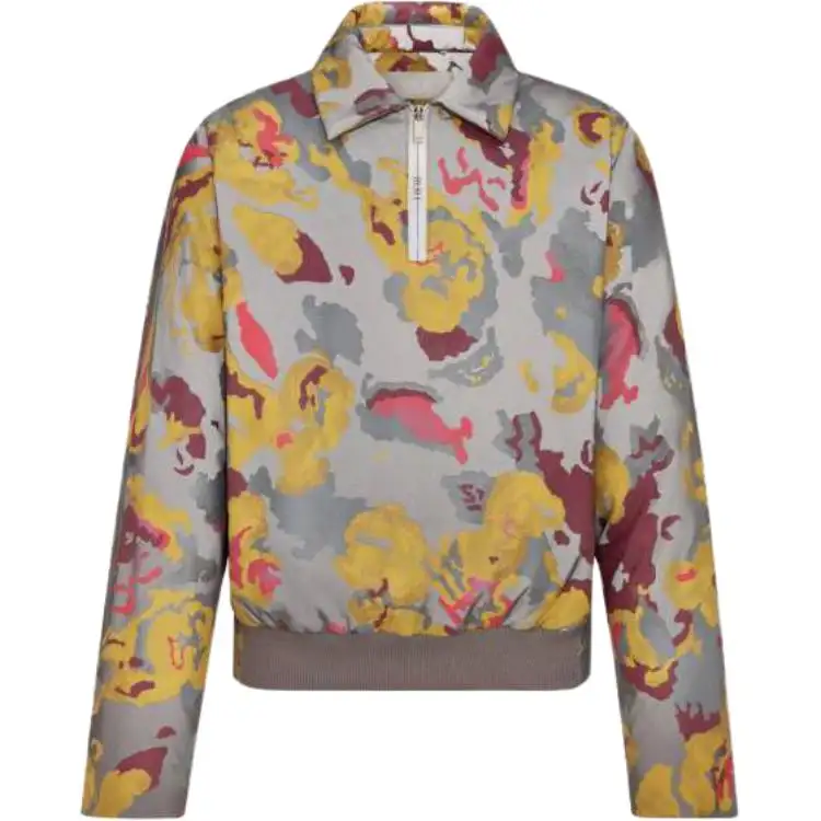DIOR Sweatshirts Men's Multicolor Lapel Moderate