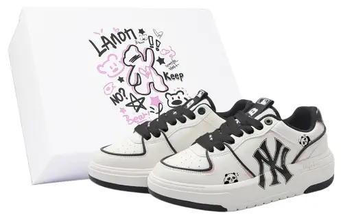 MLB Chunky Liner Cushioning Slip Resistant Abrasion Resistant Lightweight Height Increasing Low top Skateboard Shoes