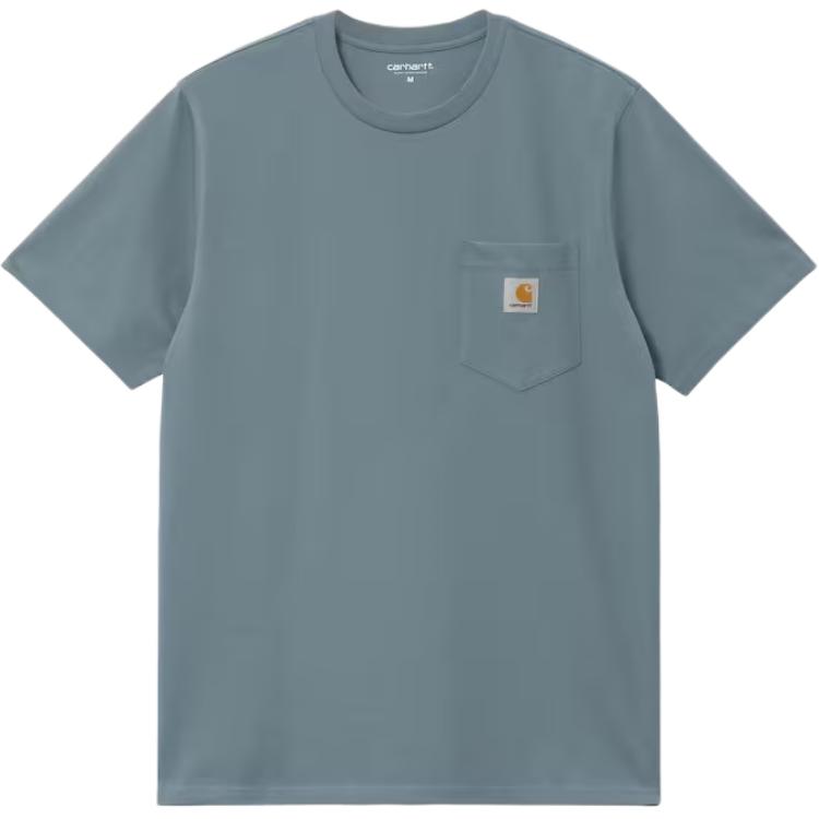 Мужская футболка Carhartt WIP SS26 S/S Pocket T-Shirt (серая)