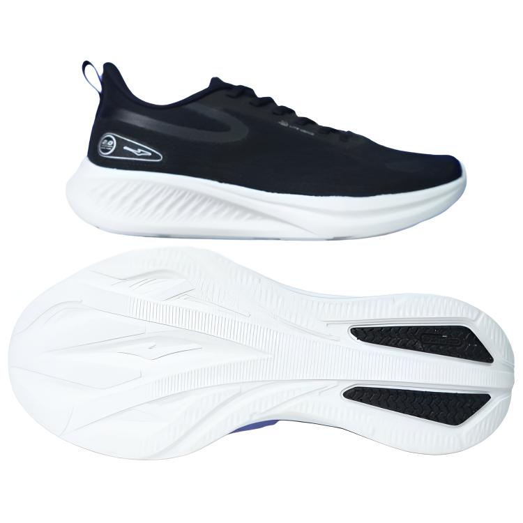 Erke Low top Cushioning Lightweight Slip Resistant Running Shoes Women’s Black Silver
