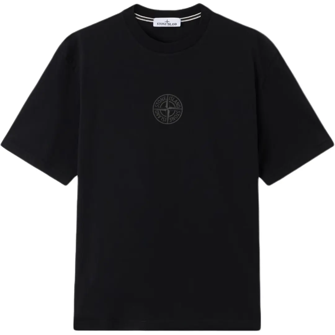 Stone Island Camouflage Compass Logo T-Shirt
