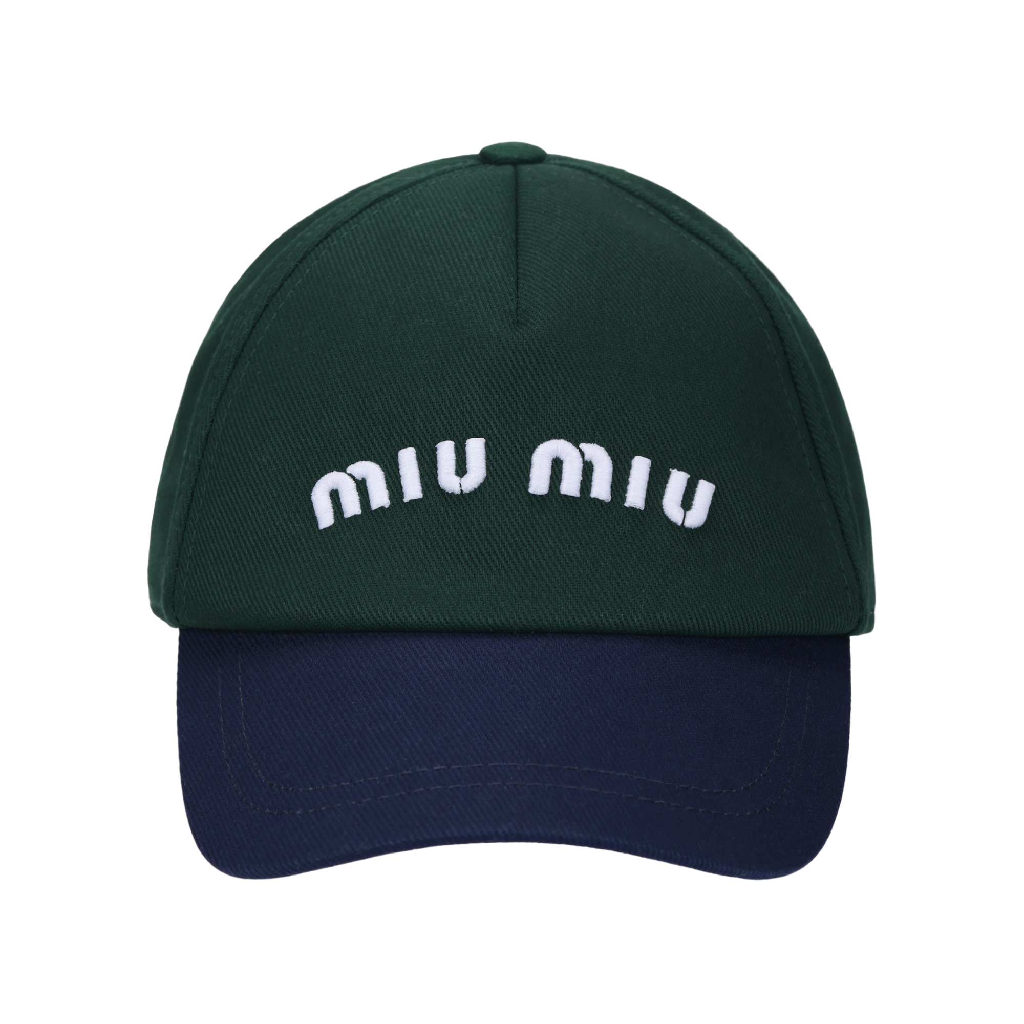 Женская кепка MIU MIU (зелено-синяя)