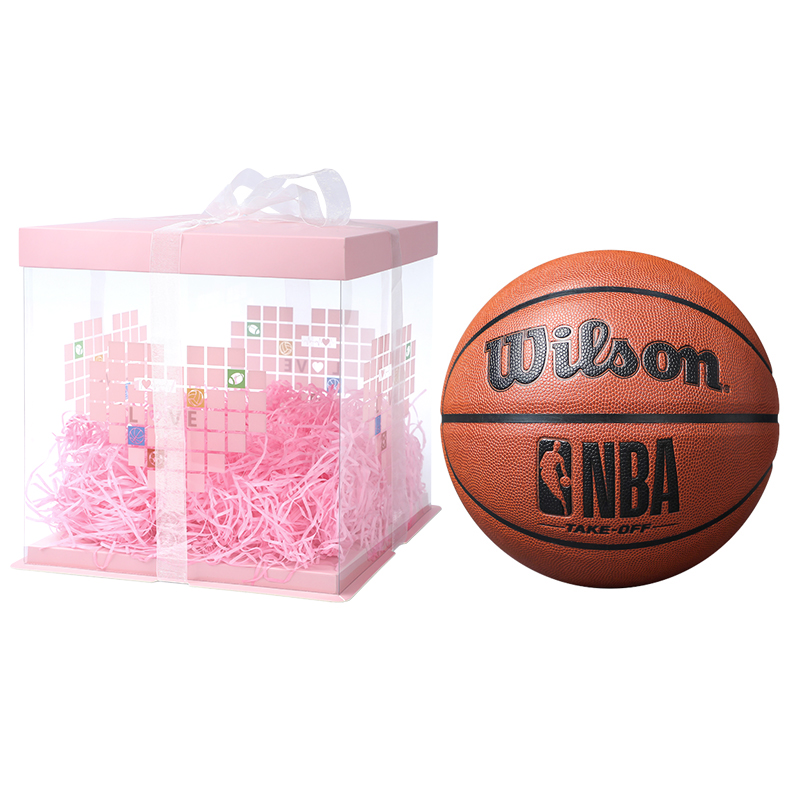 Wilson x NBA Series TAKE OffWZB531 Pu Basketball Classic Brown Style Size 7 Ball Training Unisex