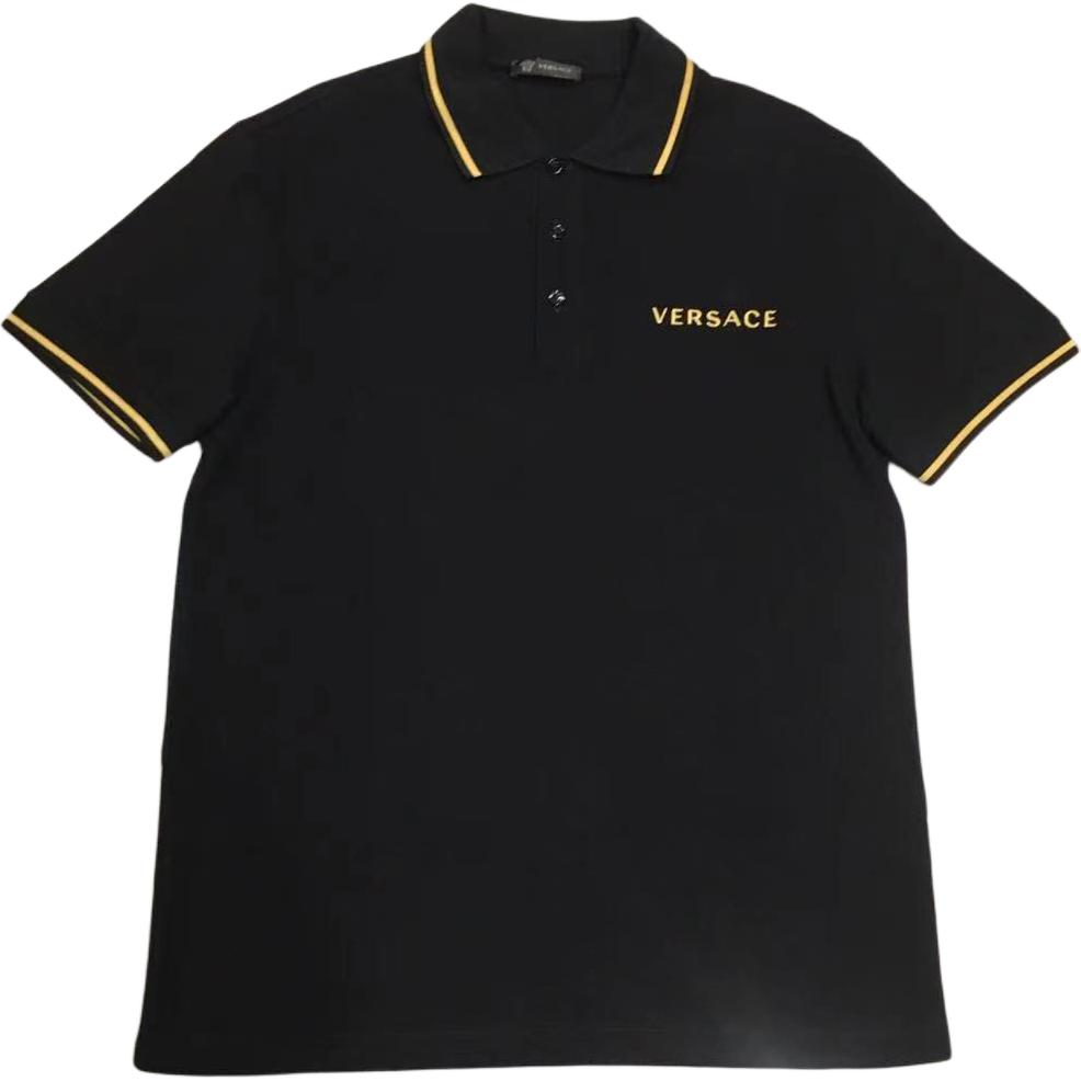Мужское поло Versace VERSACE (однотонное)