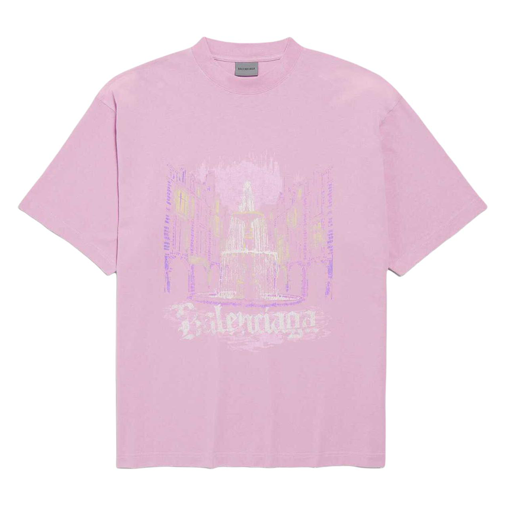 Мужская футболка Balenciaga SS26 (черная)