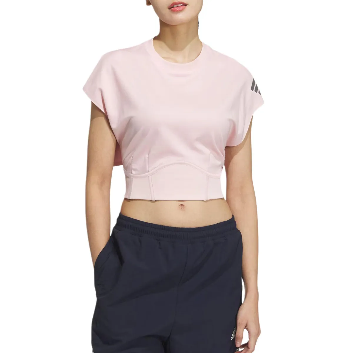 Adidas Regular Sleeve T Shirt Women's Light Pink