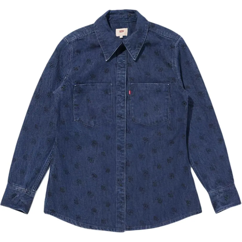 Levi's Shirt Women's Denim Blue