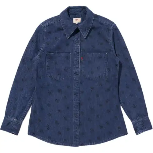 Levi's Shirt Women's Denim Blue