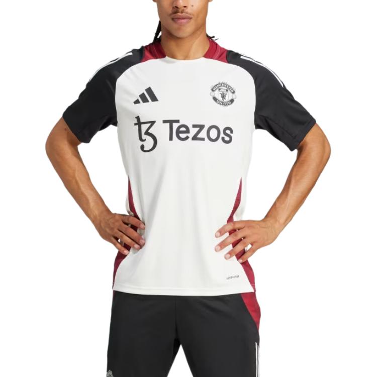 Adidas Tiro 24Manchester United Training Soccer Jersey Men’s Ecru/Black