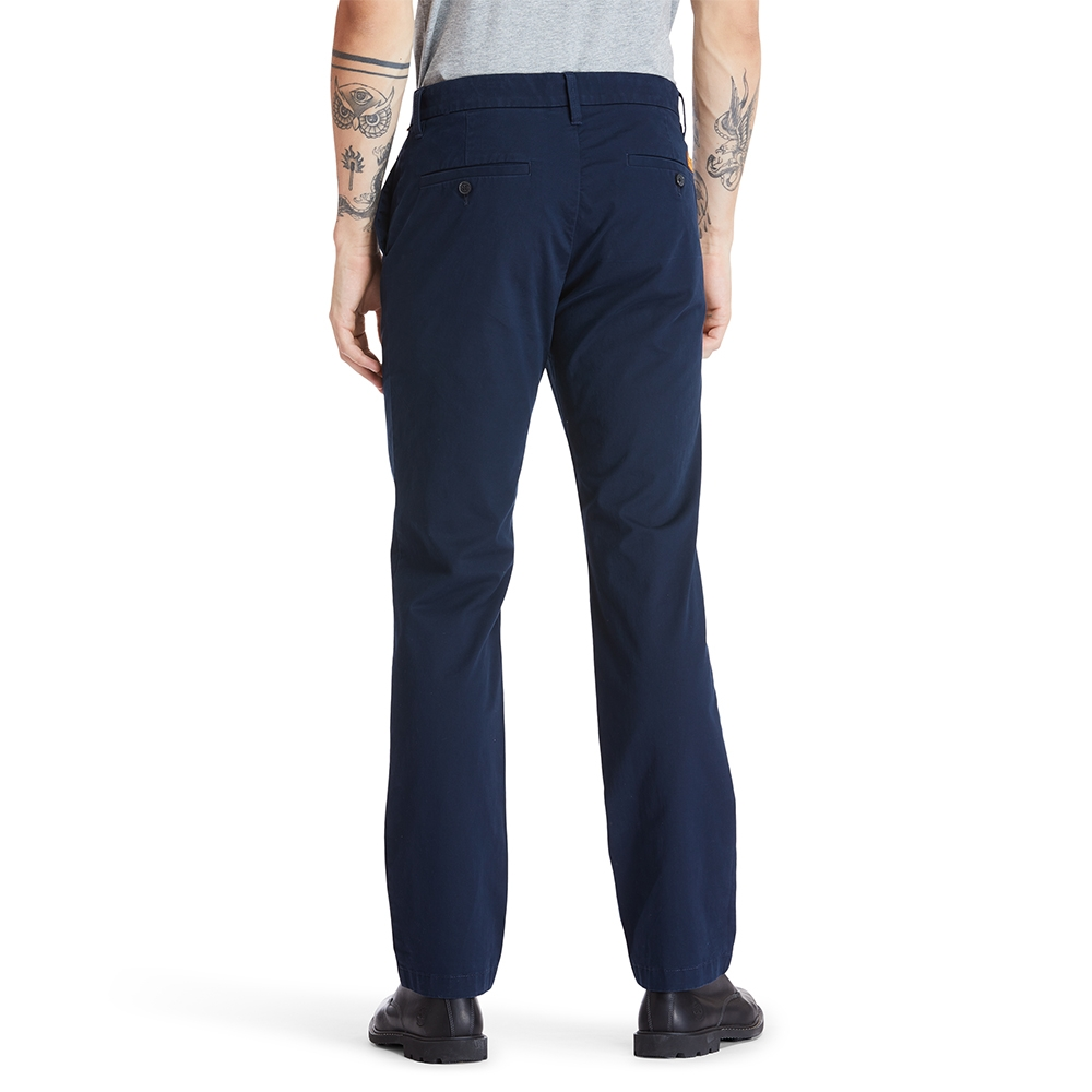 Мужские штаны Timberland Straight Fit Chinos (каки) — фото 3
