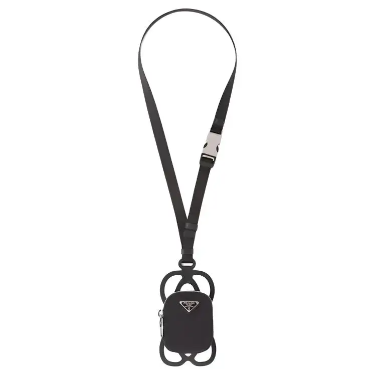 PRADA Rubber Cell Phone Set Unisex Black