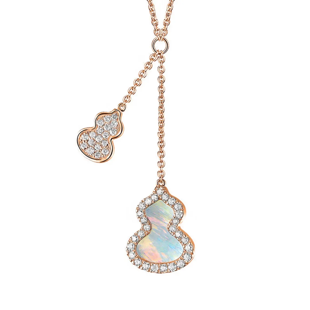 Qeelin Wulu Necklace Collection Mother Of Pearl Necklaces Women's