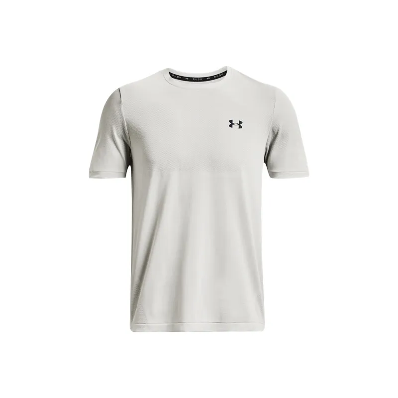 Under Armour RUSH Seamless Short Sleeved T Shirts Men's White