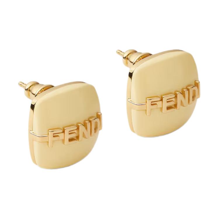 Женские серьги Fendi FENDI (желтые)