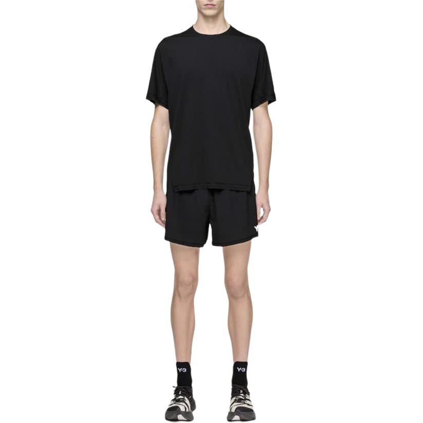Y-3 Logo Printed Shorts