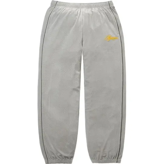 Supreme SS26 WEEK6 Velour Mesh Track Pant дышащие, легкие и удобные трикотажные спортивные штаны с щиколотками, одинакового стиля для мужчин и женщин