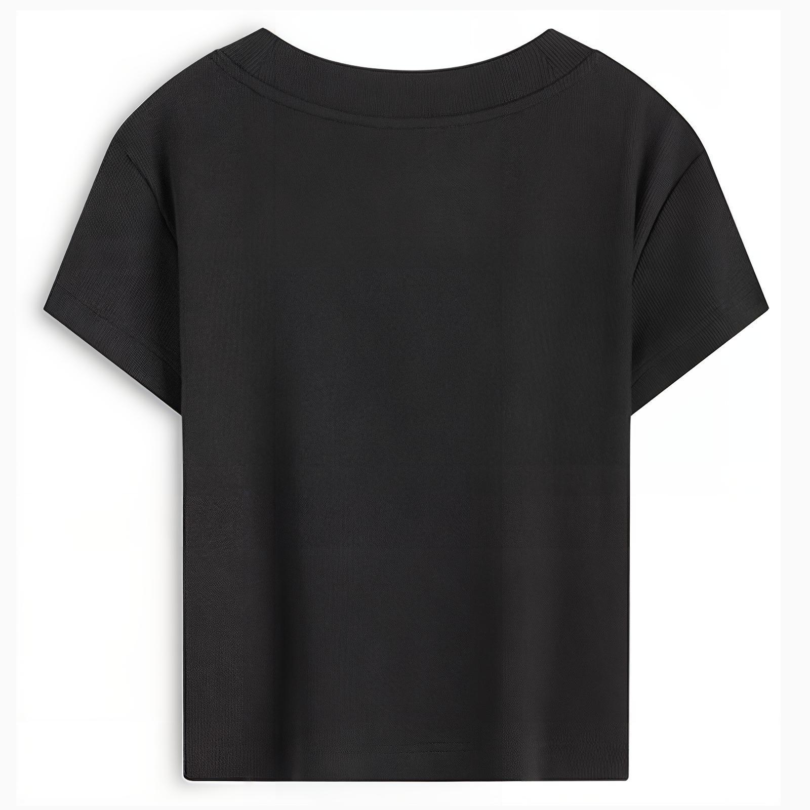Женская футболка CALVIN KLEIN SS25 (черная)