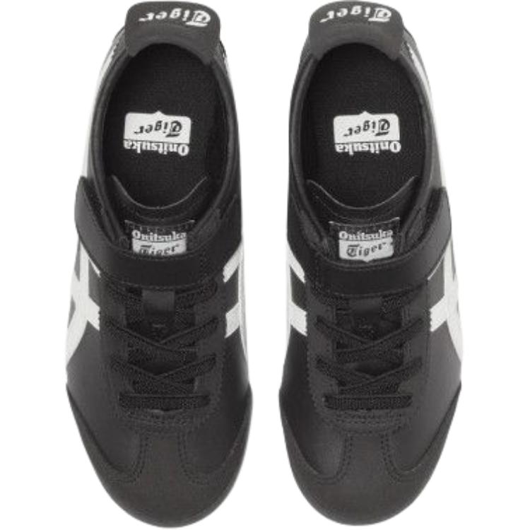 Детские кеды Onitsuka Tiger MEXICO 66 (черно-белый) — фото 5