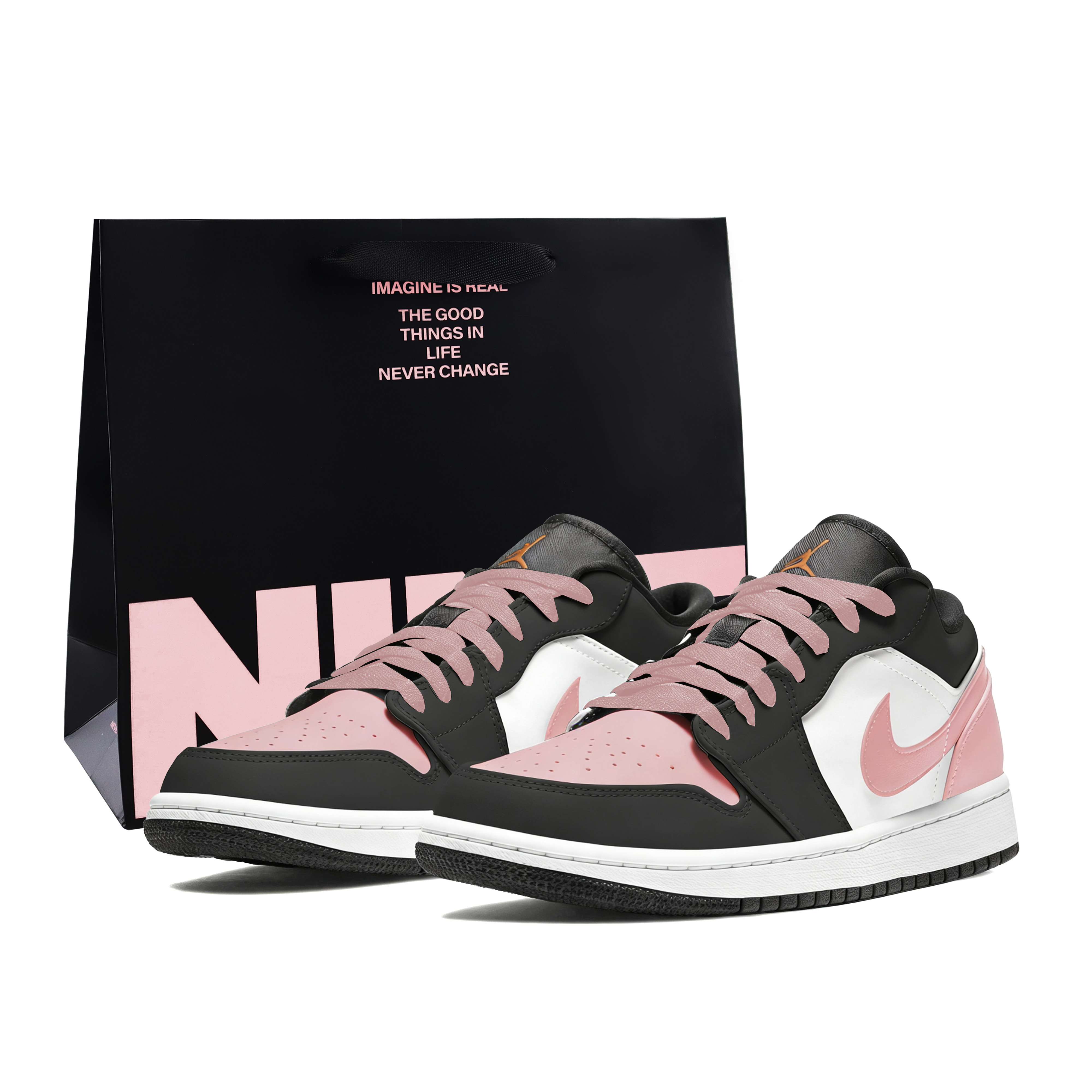 Jordan Air Jordan 1 Slip Resistant, Abrasion Resistant, Moisture Wicking Low top Vintage Basketball Shoes Women’s
