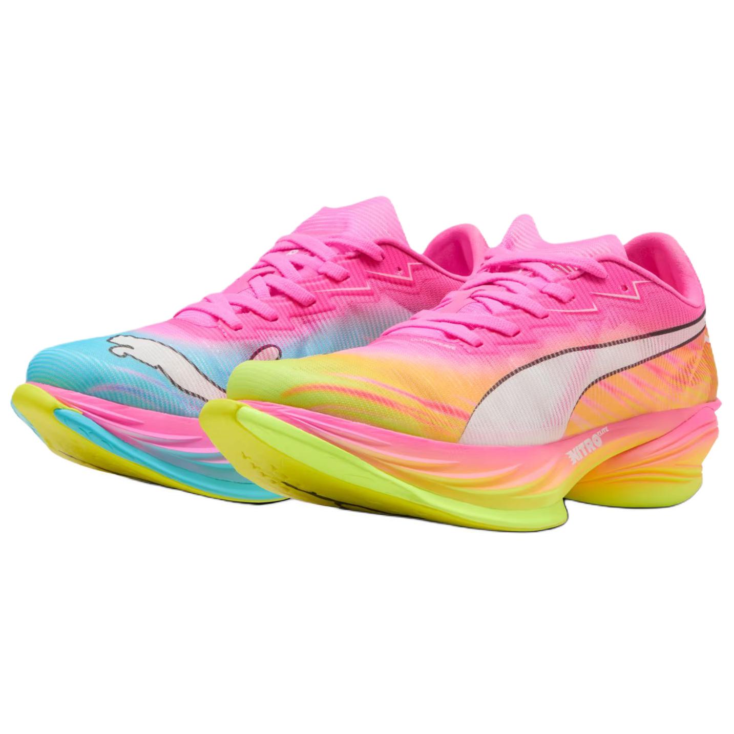 Женские кроссовки PUMA PUMA FAST-R NITRO Elite 3 (розово-синие)