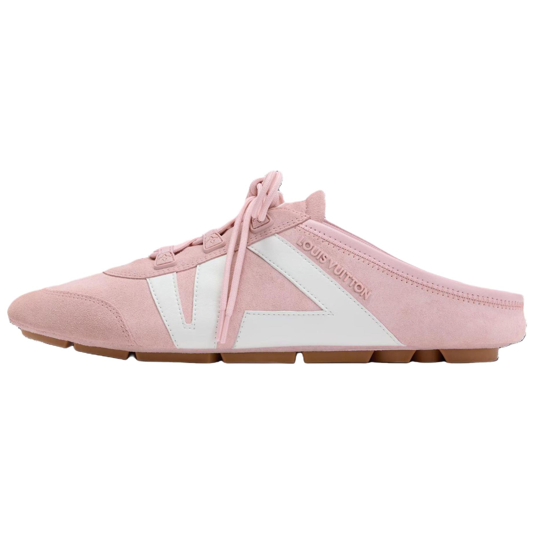 Женские сабо Louis Vuitton Sneakerina (розовые)