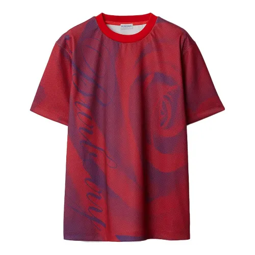 【Previous Season】rose-print jersey T-shirt