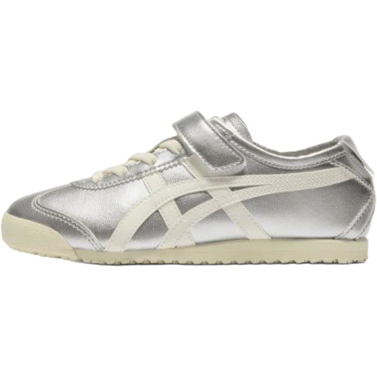 Детские кеды Onitsuka Tiger Mexico 66 (серебристые)