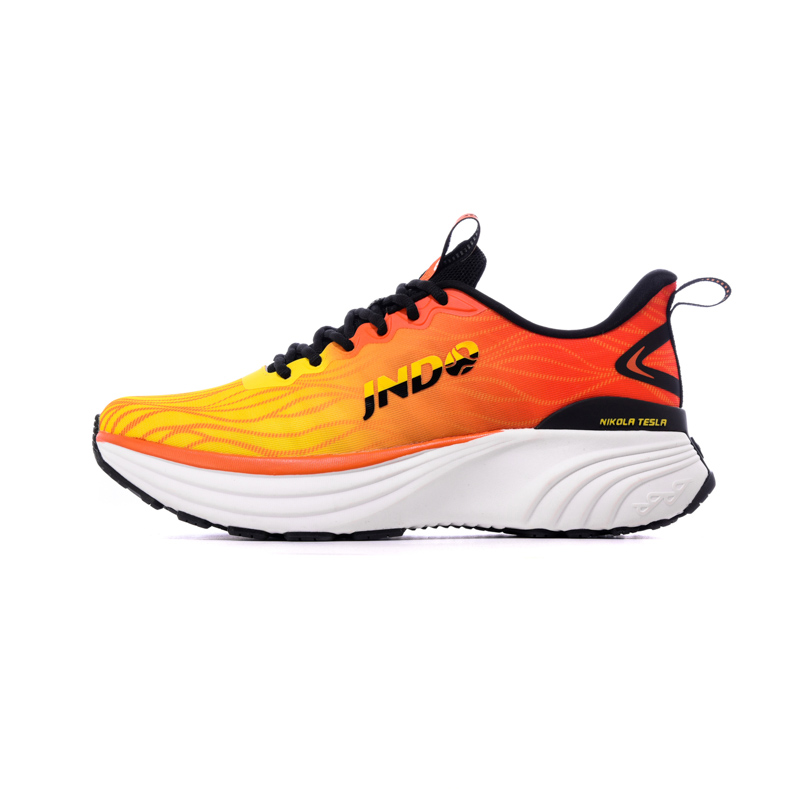 JNDO Running Shoes Unisex Low Top White/Black
