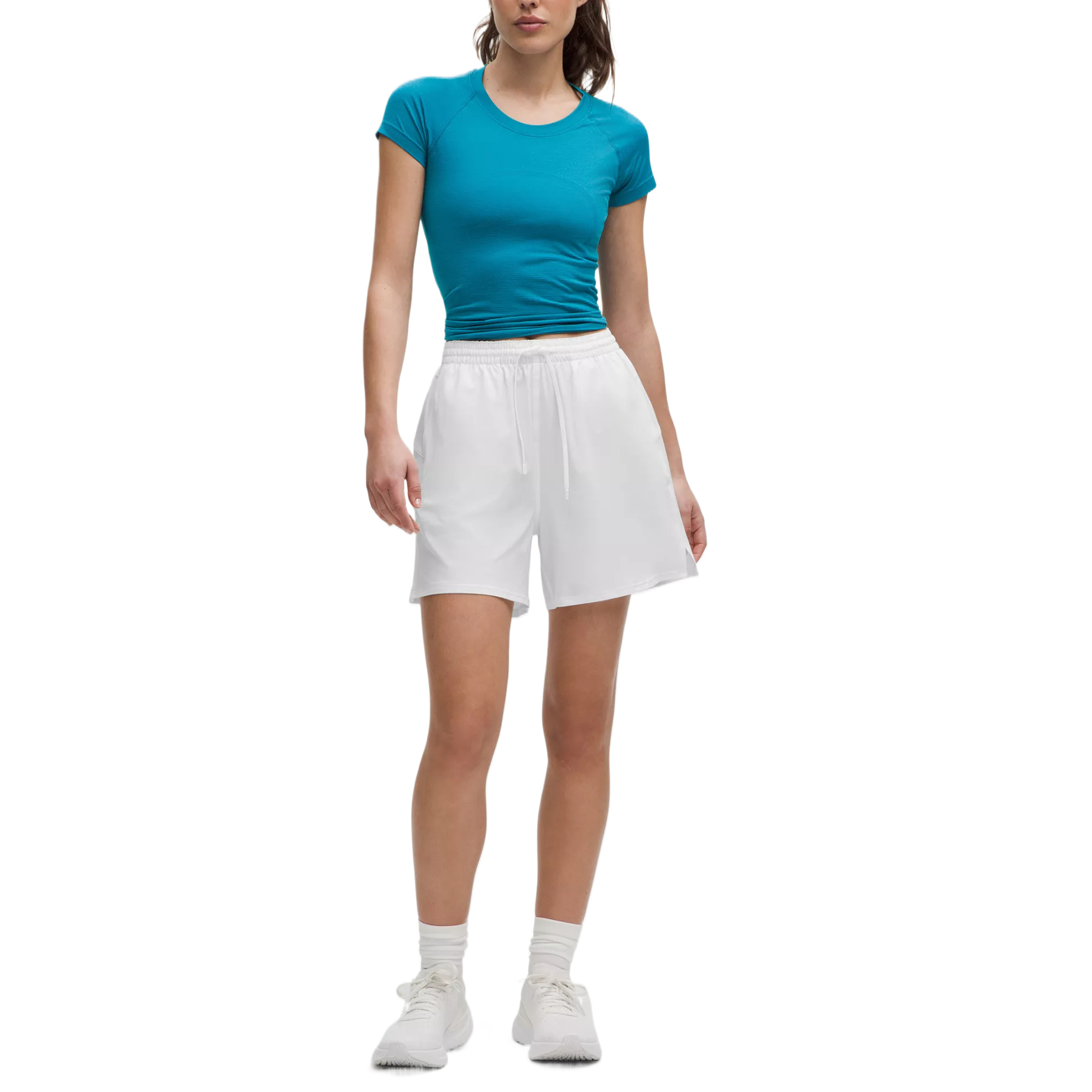 Lululemon Pace Rival Sports Shorts 5′ Women’s White