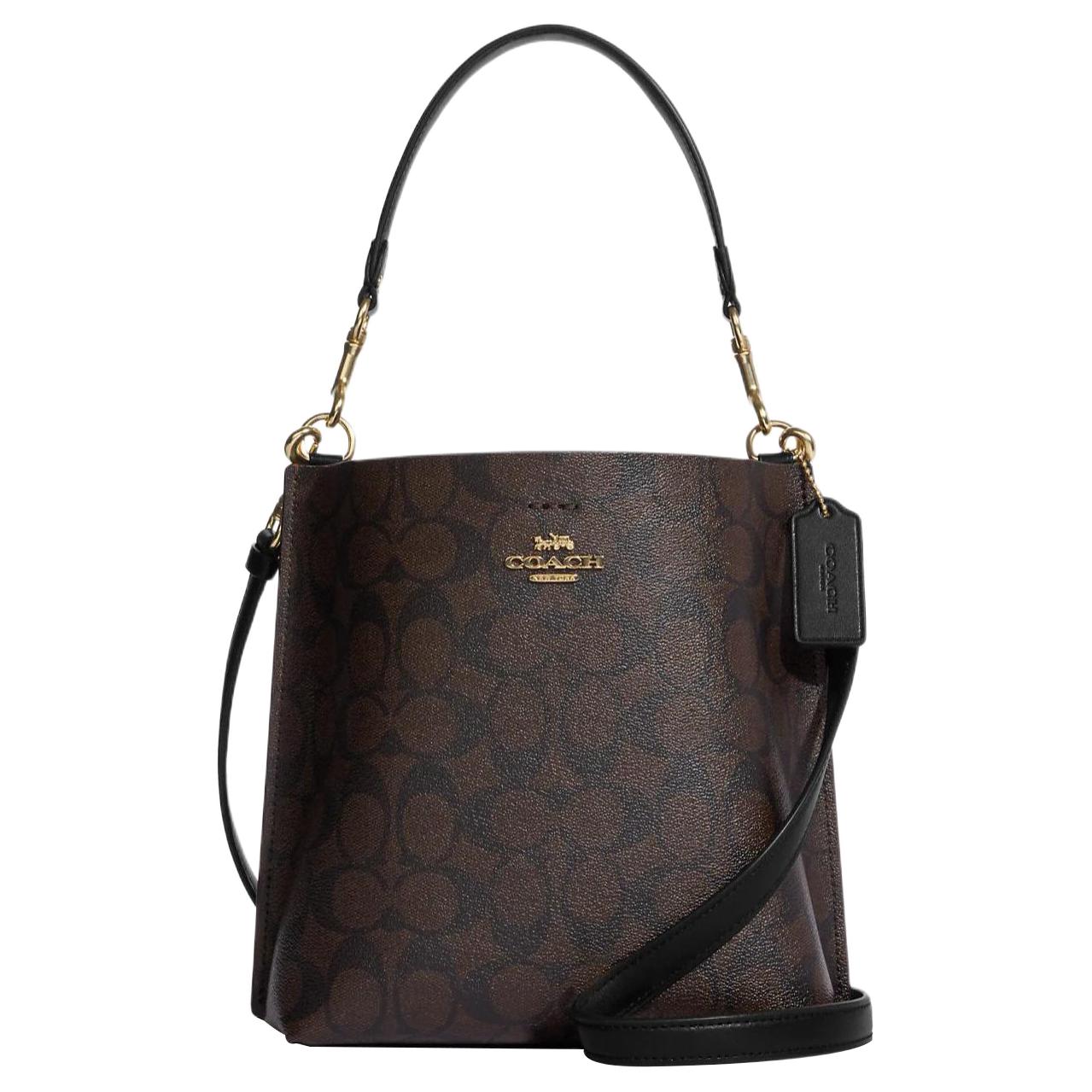 Женская сумка COACH Mollie (коричневая)