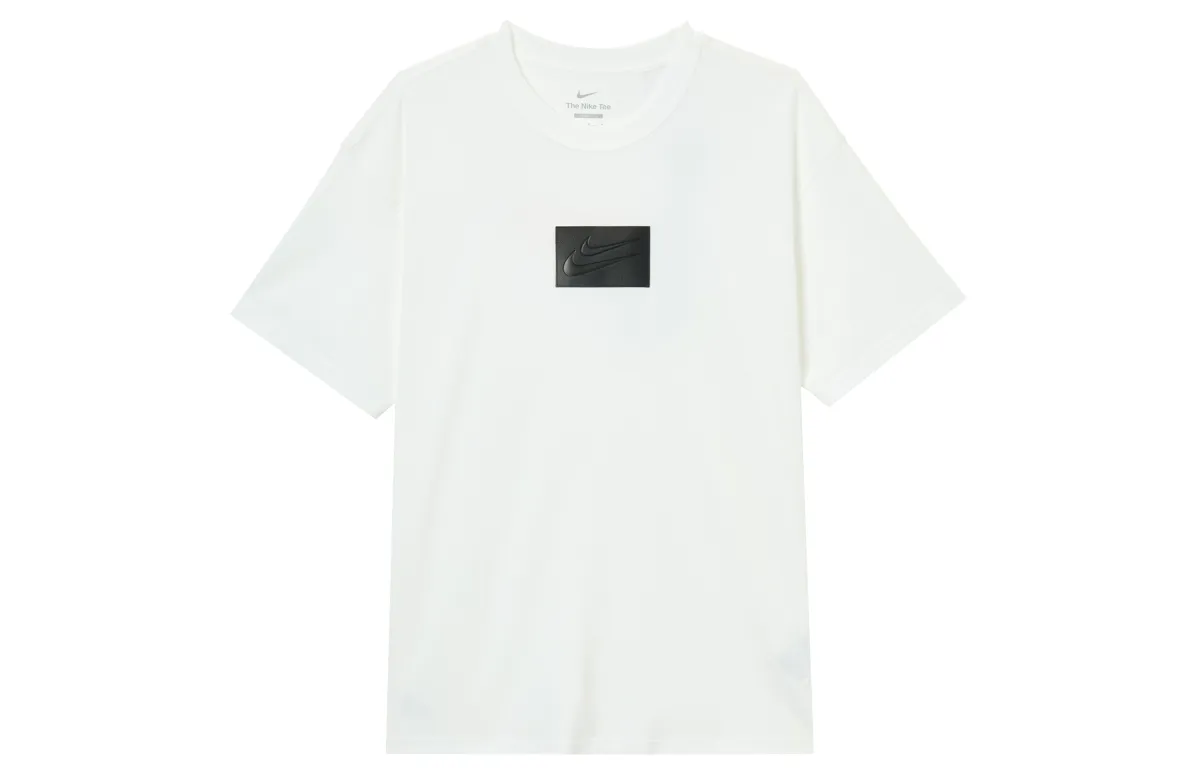 Nike T-Shirts Men's White Crew Neck Moderate