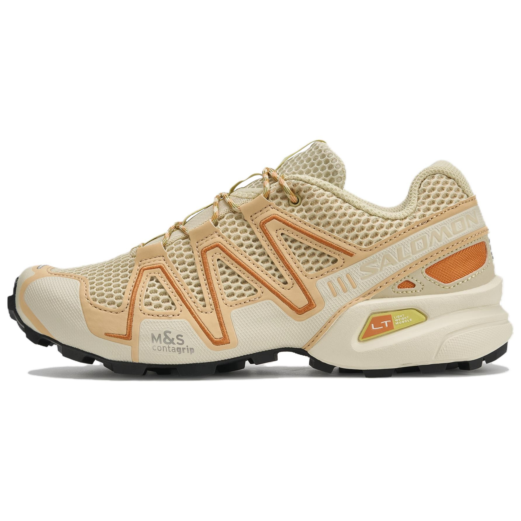 Кроссовки Salomon SALOMON Speedcross 3 EMBROIDERY (бежево-оранжевые)