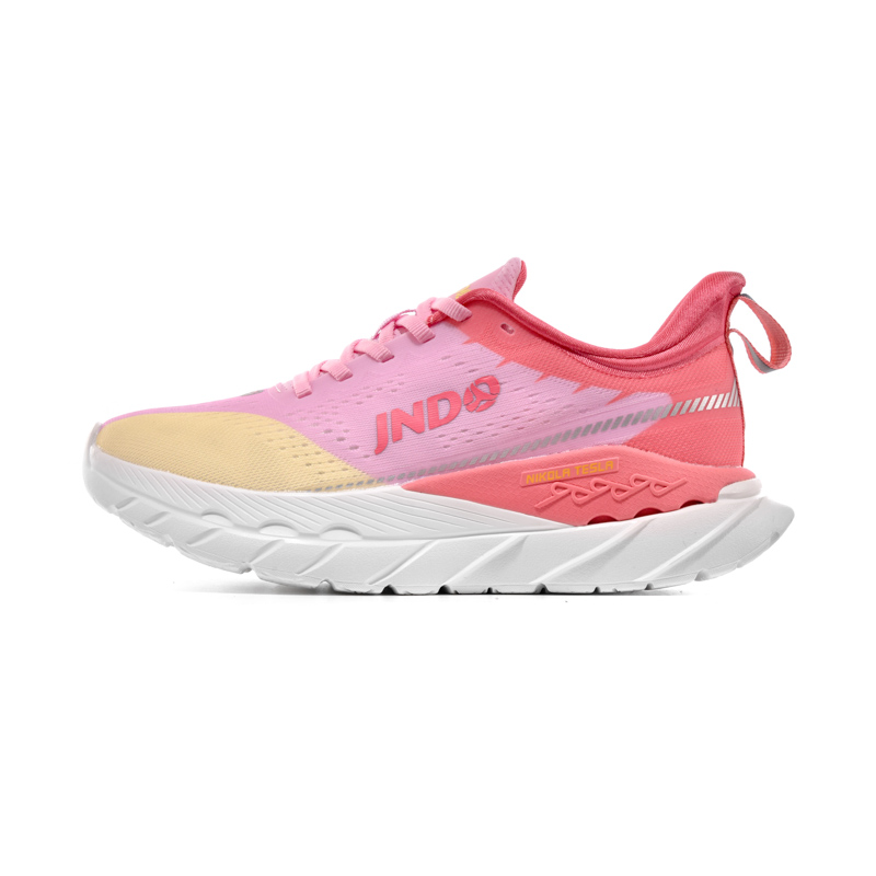 JNDO Slip Resistant Abrasion Resistant Low top Lightweight Running Shoes Women’s Macaroon Pink