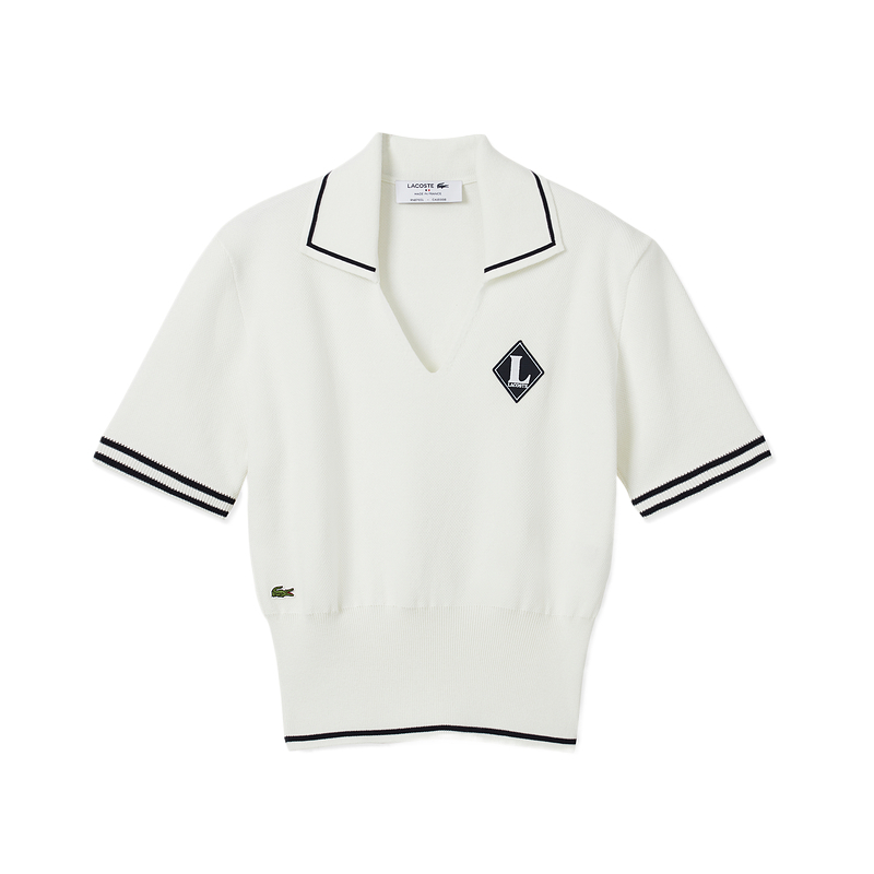 Женская футболка LACOSTE (белая)
