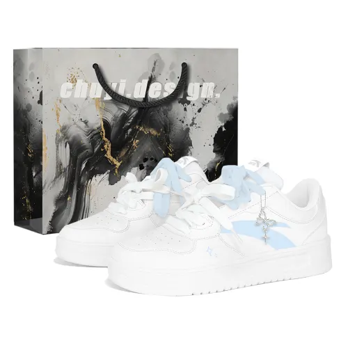 Anta Shopping Bag, Butterfly Blue, First Culture Synthetic Leather Slip Resistant Abrasion Resistant Low top