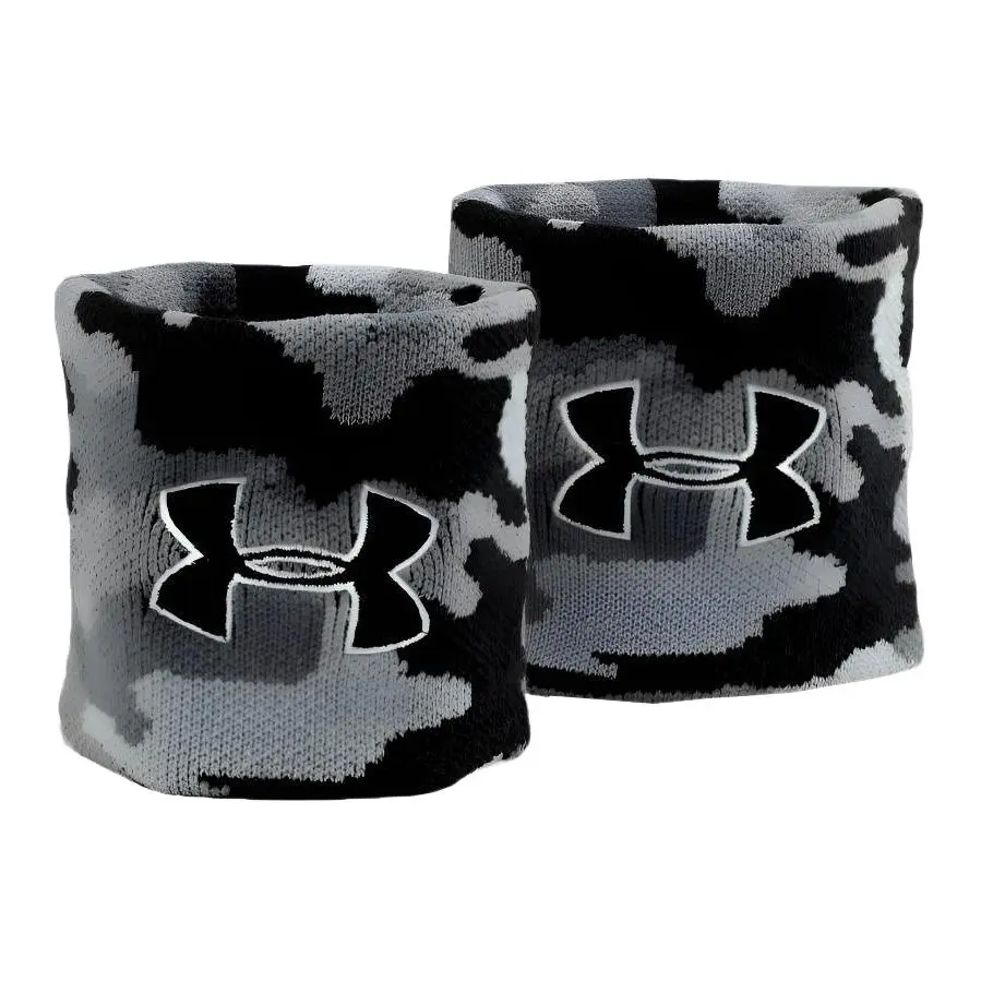 Under Armour Sports & Fitness Polyester, Rubber, Nylon, Elastane Wristbands Unisex Gray