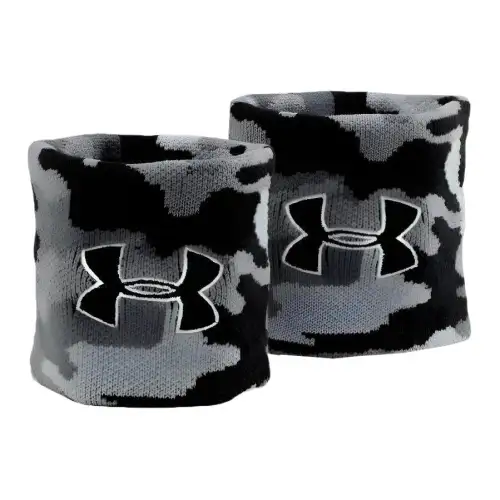 Under Armour Sports & Fitness Polyester Wristbands Unisex Gray