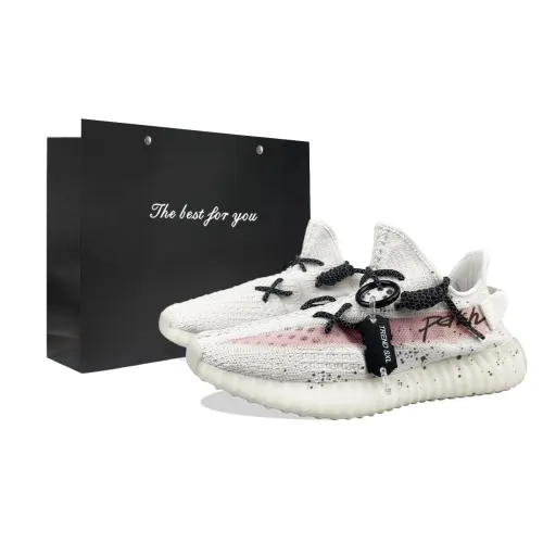 Adidas Originals Yeezy Boost 350 V2 Abrasion Resistant Low top Casual Shoes Unisex White
